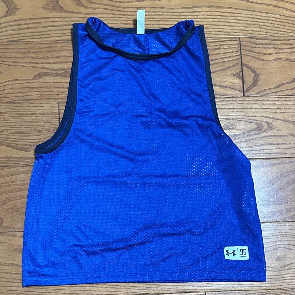 Under Armour Blue and Black Performance Tank